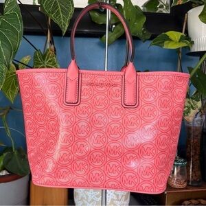 Michael Kors Jodie Jaguar Great Fruit Pink Tote
